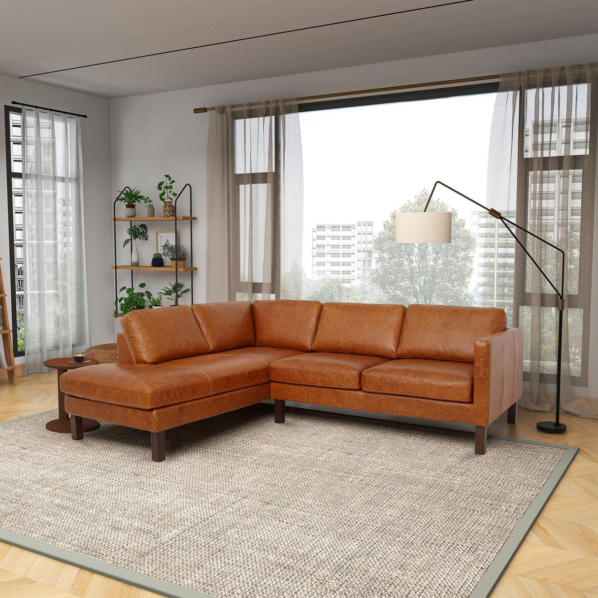 Juno - Waxy Sectional Sofa