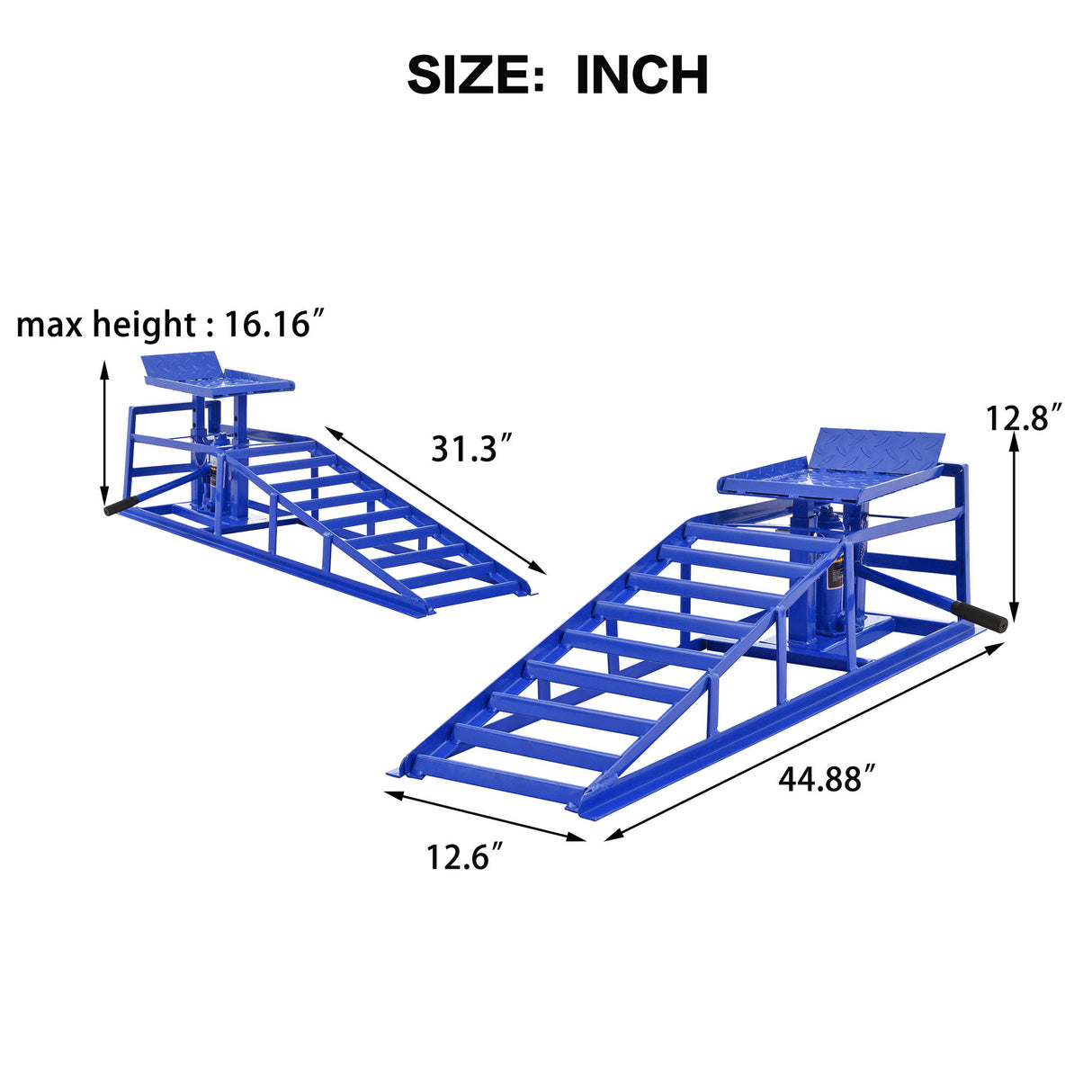 Suxidi - 5 Ton Auto Car Truck Service Ramps Lifts, Hydraulic Automotive Lift