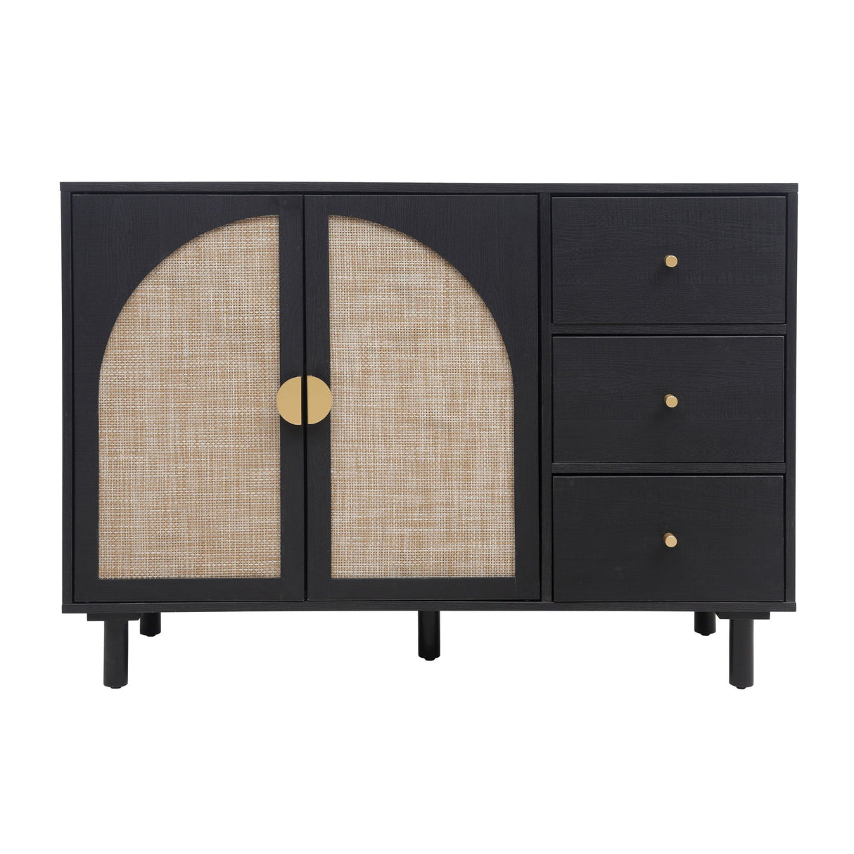 2 Door 3 Drawer Cabinet, Adjustable Storage System