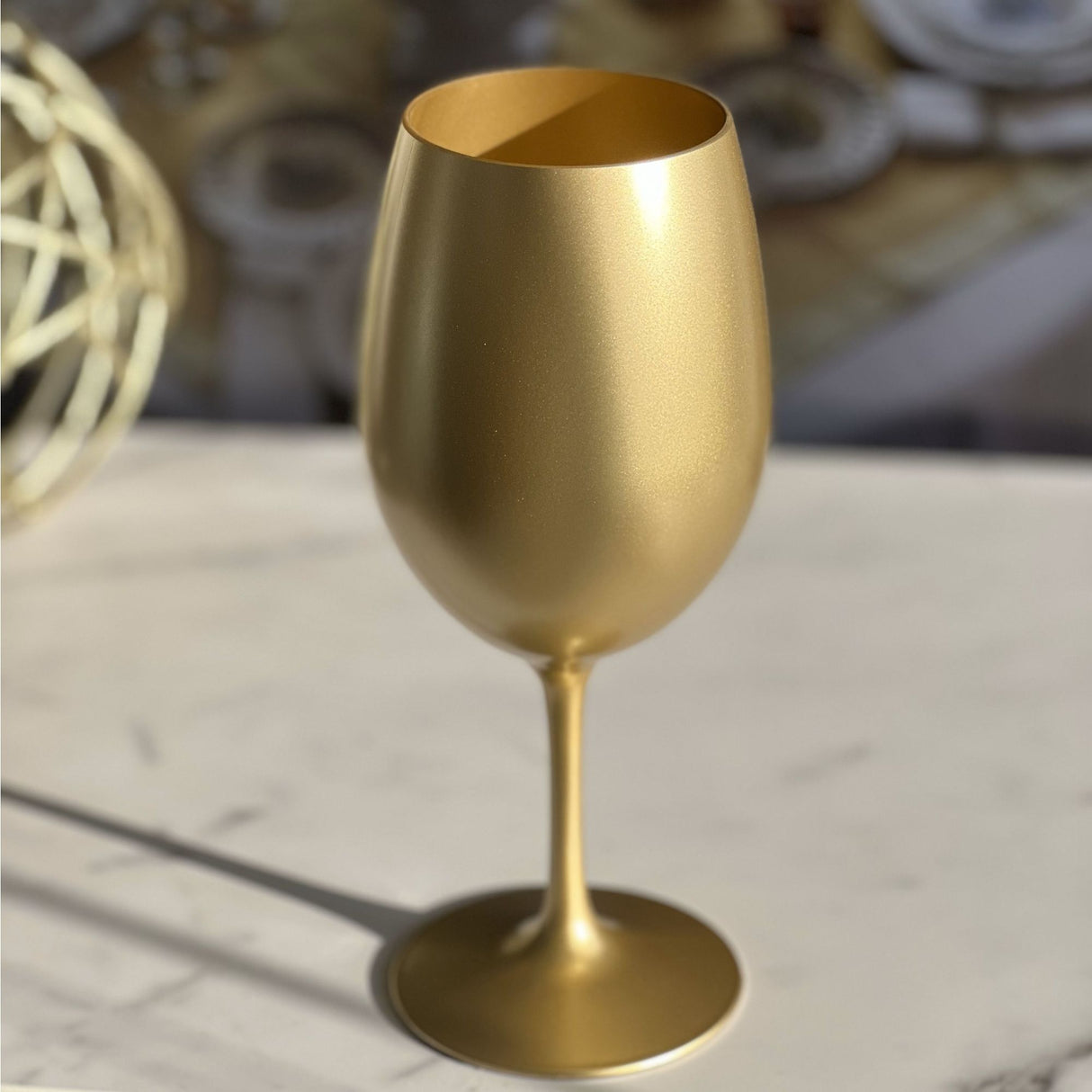 Leadingware Tritan Hammer Plastic Wine Glasses (Set of 4)