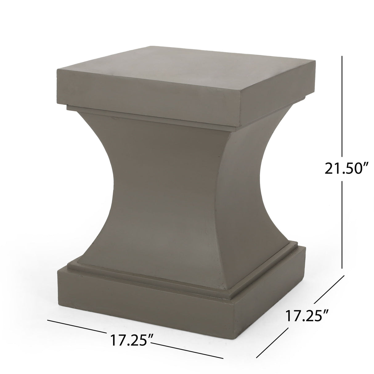 Athena - Modern Side Table With Pedestal Design
