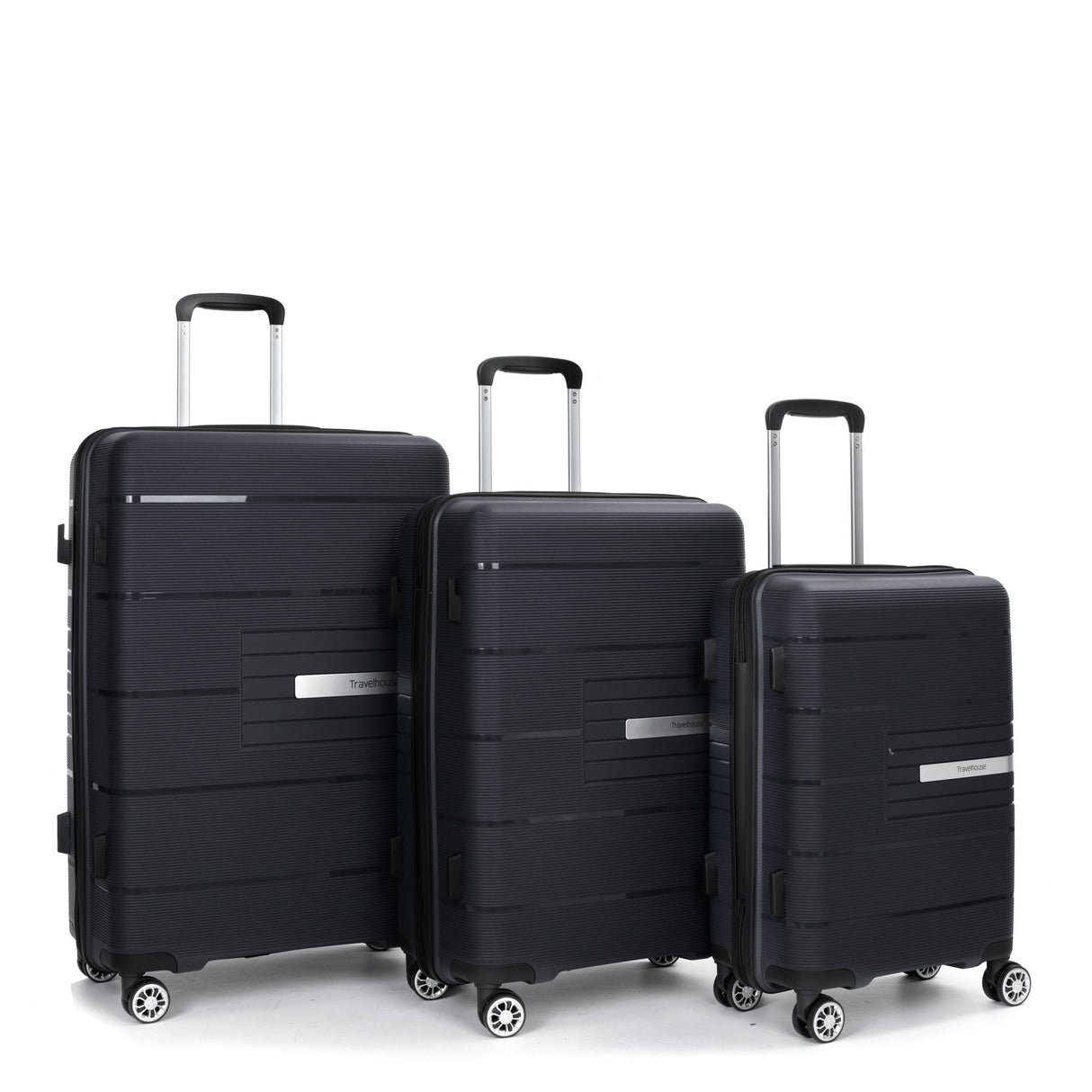 Hardshell Suitcase Double Spinner Wheels Luggage Sets, Lightweight With Tsa Lock, 3 Piece Set