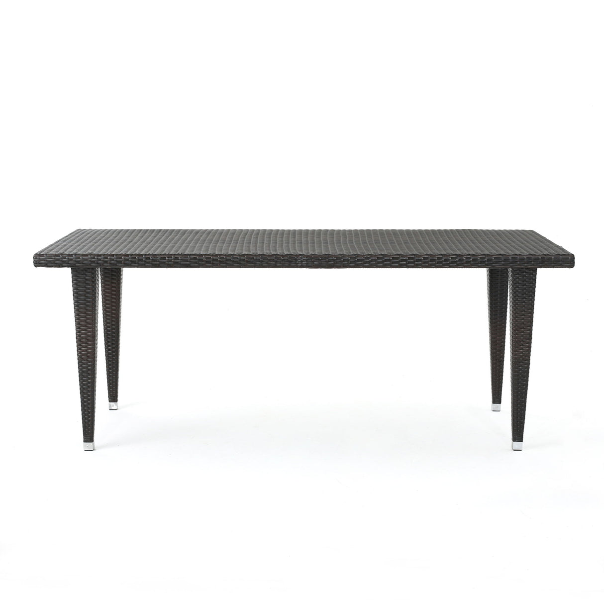 Reflect - Outdoor Dining Table With Rattan Cover - Dark Gray