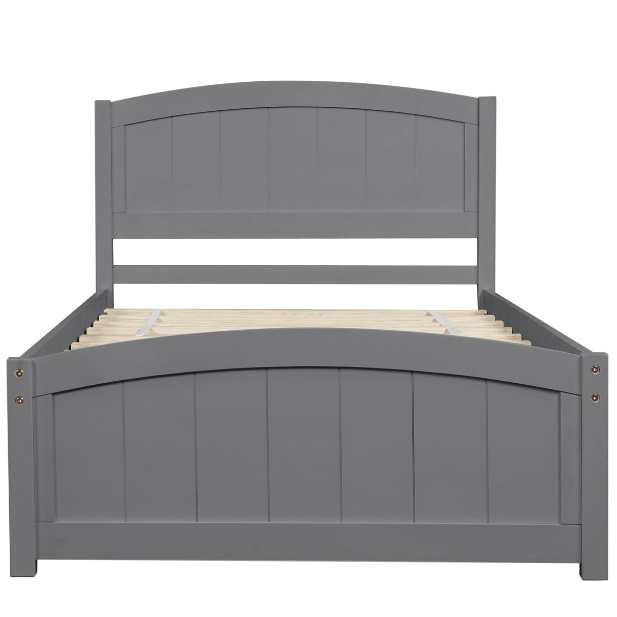 Platform Bed & Headboard, Footboard And Wood Slat Support