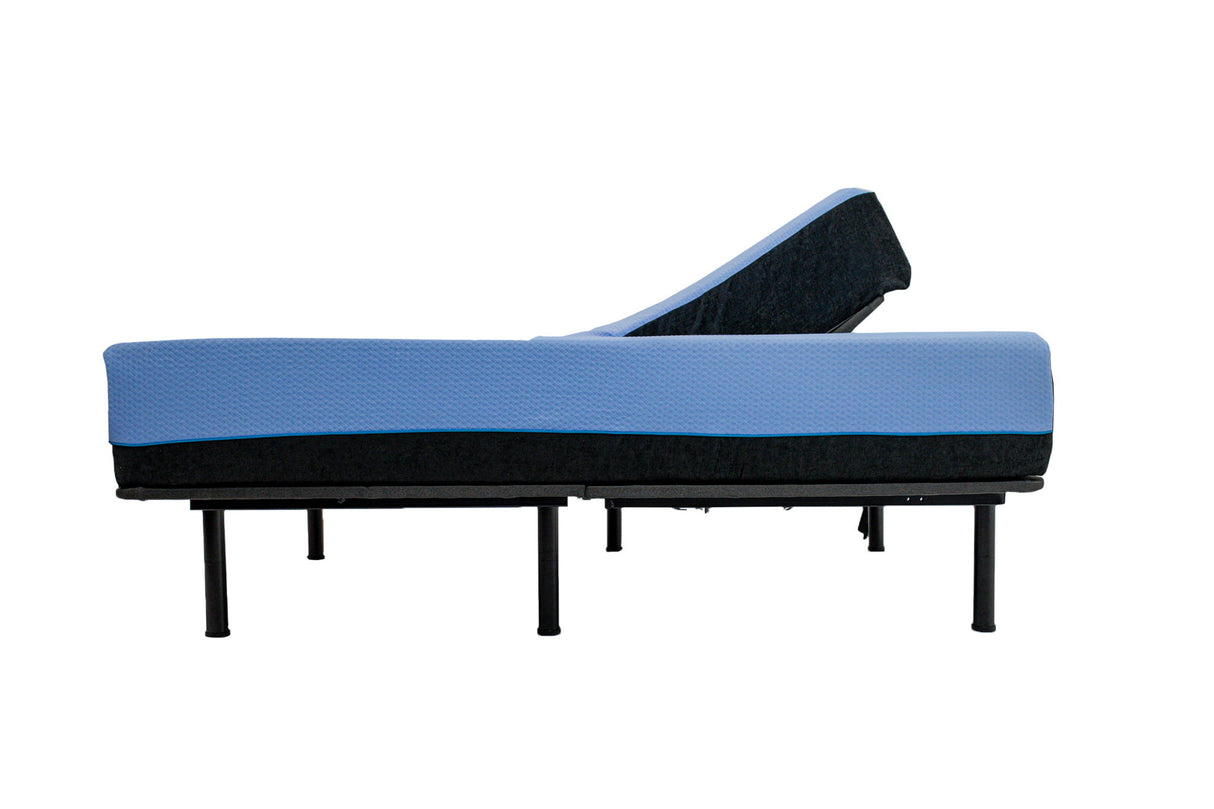 Refresh - 12" Flex Head Memory Foam Hybrid Mattress And Adjustable Base Bundle