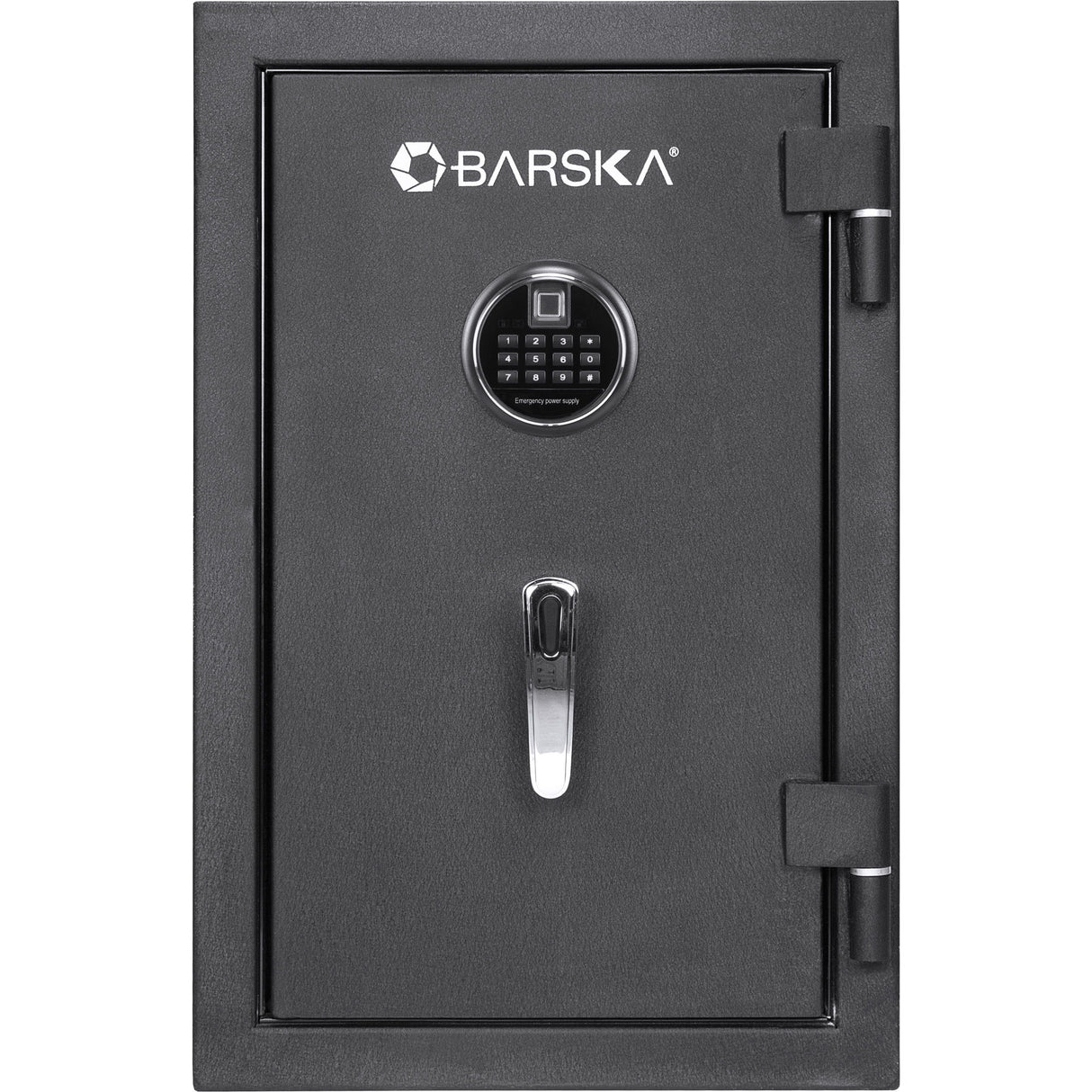 2.02 Cubic Ft Biometric Keypad Fire Resistant Safe - Black