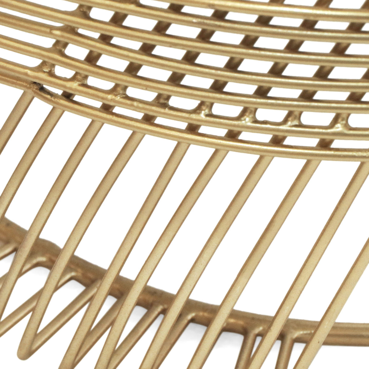 Round Table With Marble Top And Metal Base - Gold / Natural