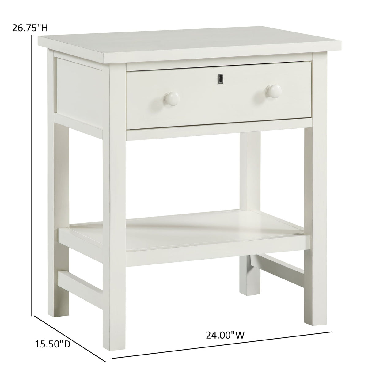 Finley - 1 Drawer Storage Nightstand