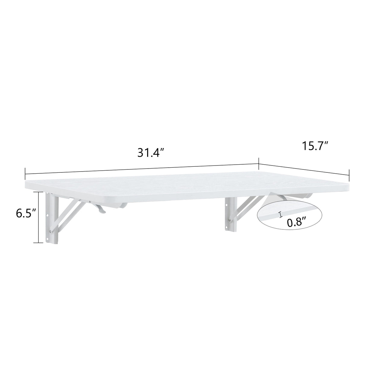 Folding Table Wall Mounted Folding Table For Small Spaces, Fold Down Desk, Workbench