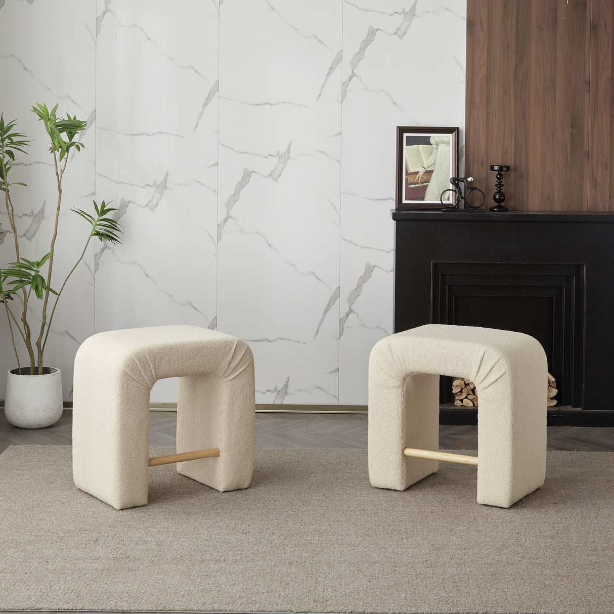 Boucle Stool (Set of 2)