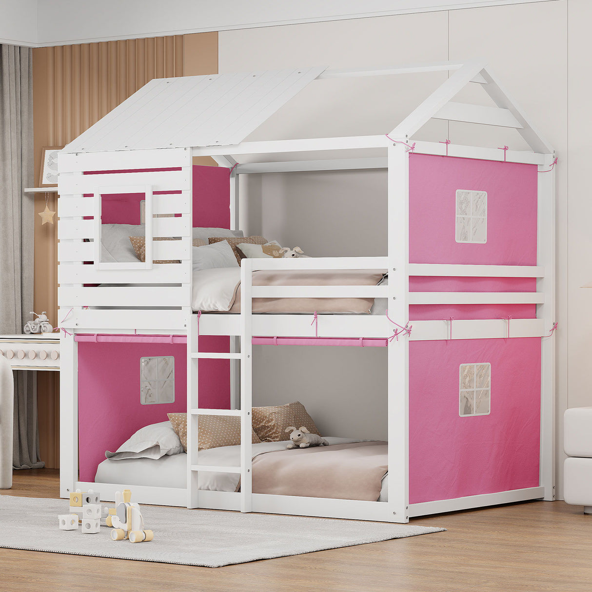 Bunk House Bed With Tent