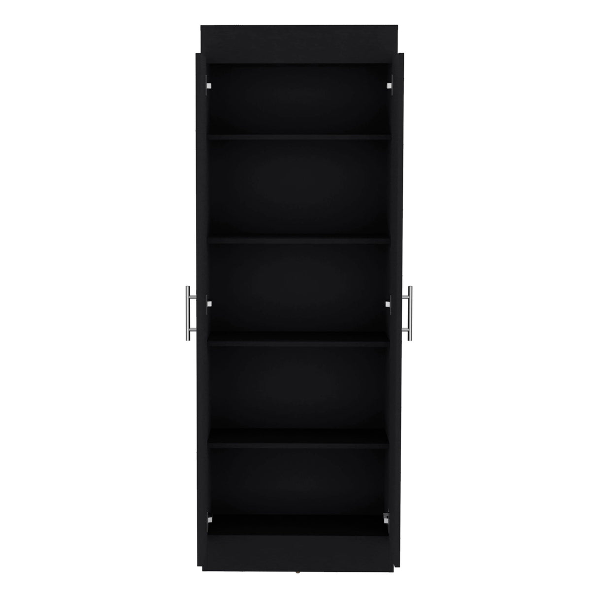 Clinton - Pantry Cabinet Kitchen Storage - Black