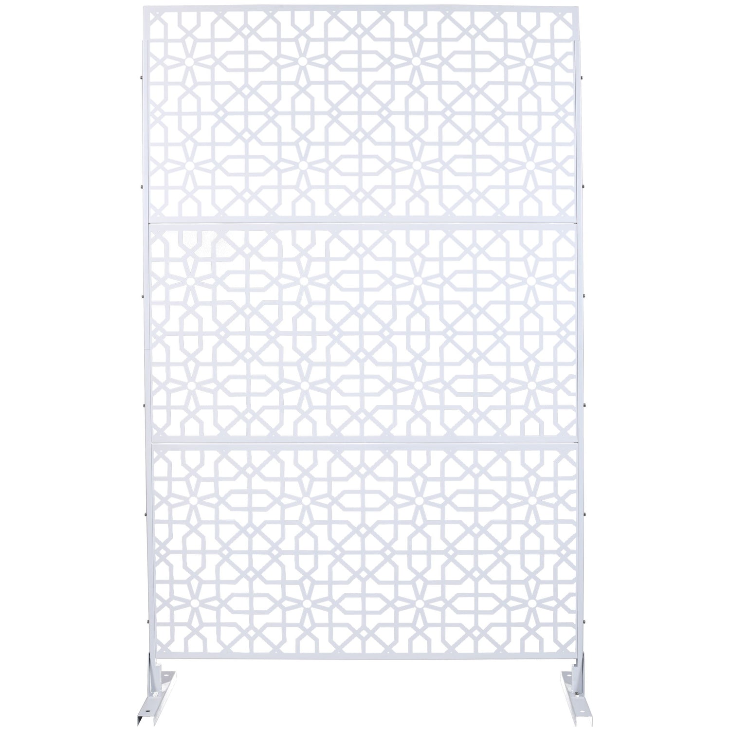 Outdoor & Indoor Metal Freestanding Decorative Privacy Screen