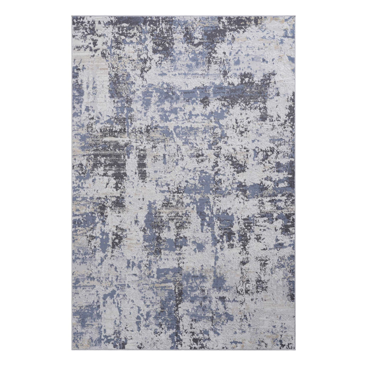 Payas - 6' X 9' Abstract Area Rug - Gray / Denim