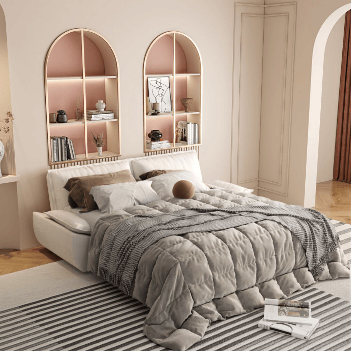 Pull Out Sleeper Sofa Bed, 3 In 1 Multi Functional