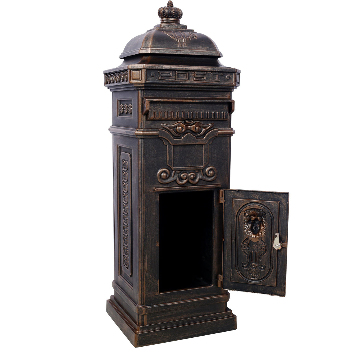 Mailboxs Residential Large-Capacity Letter Box, Rainproof Postbox Statue