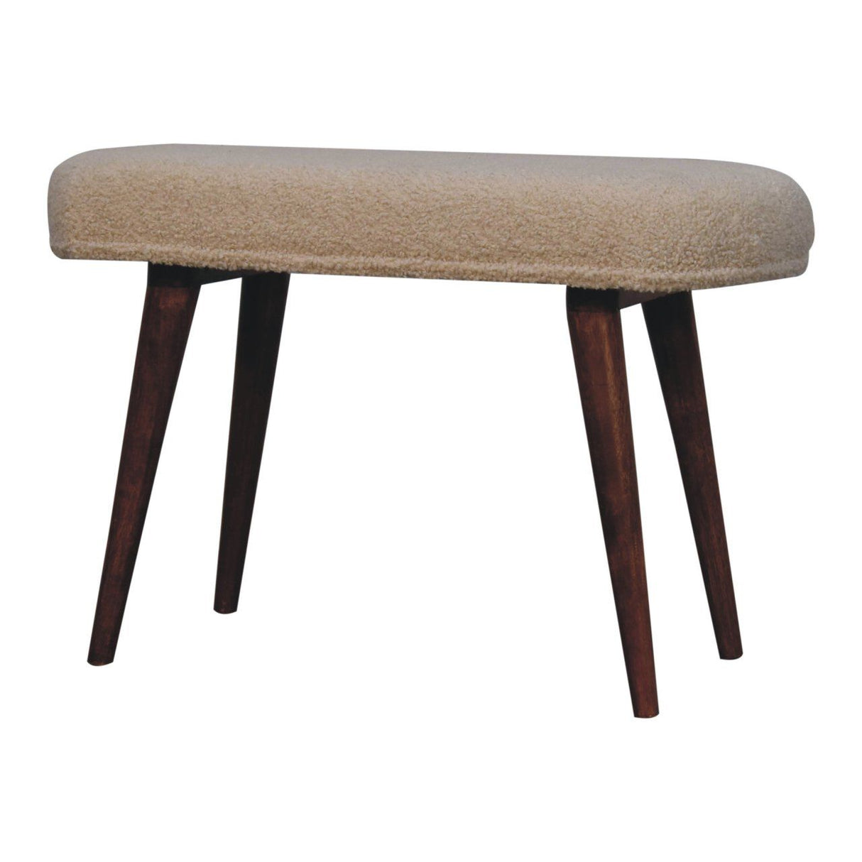 Boucle Nordic Bench - Honey Caramel