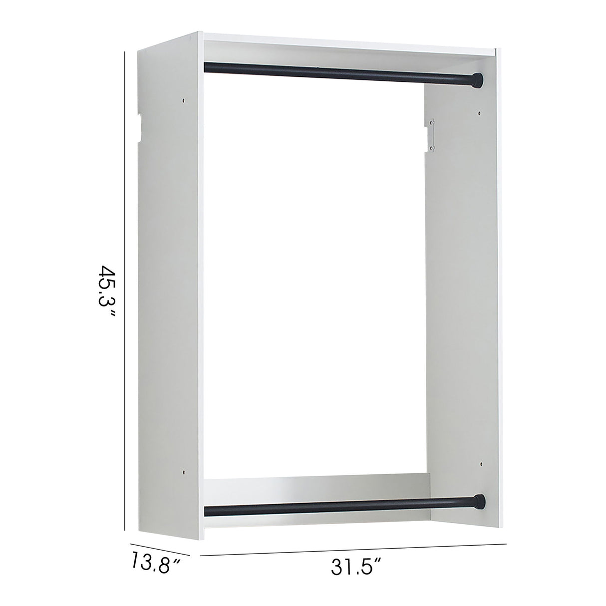 Devi - Wall Mounted Closet System, Modular Units