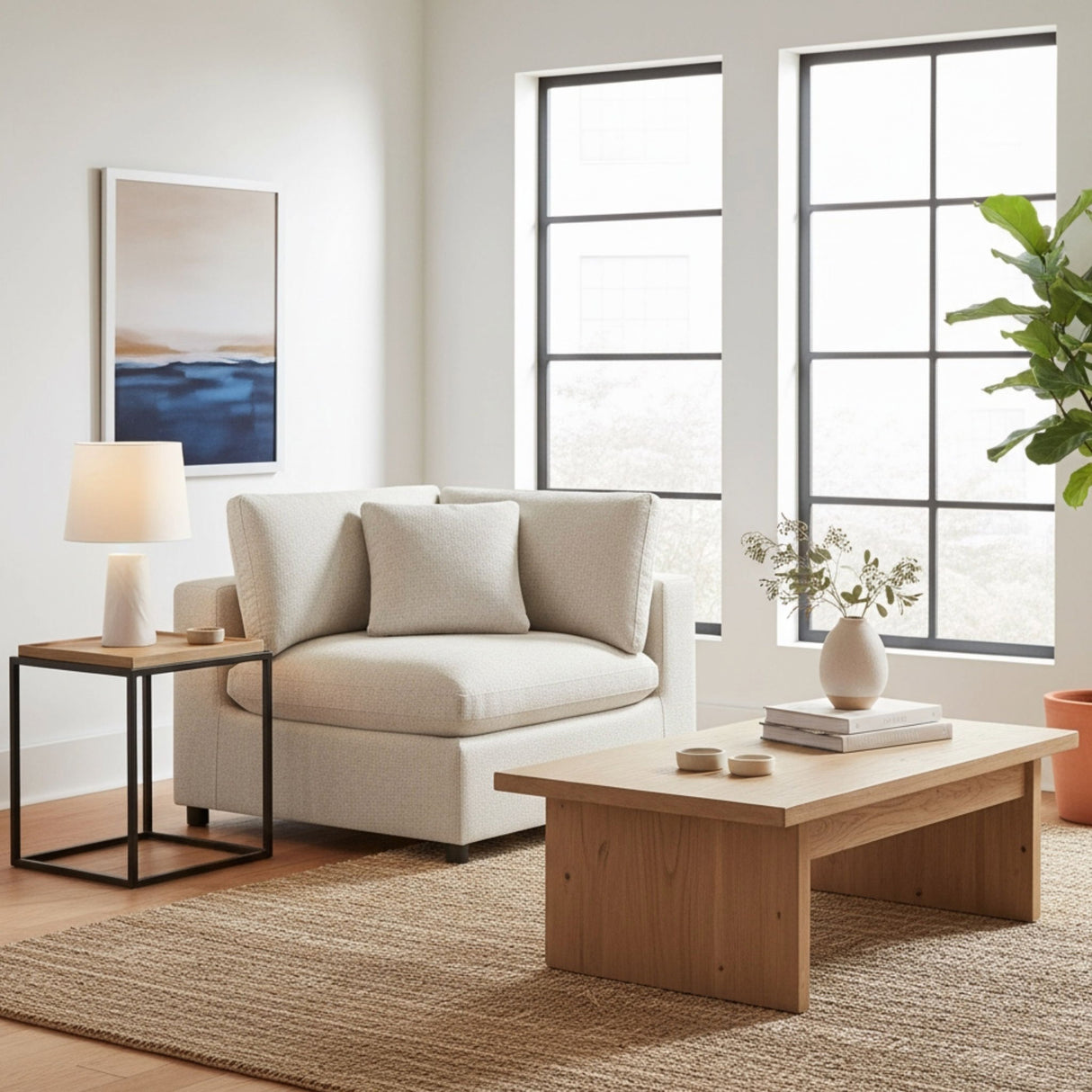 Cassandra - Corner Wedge Chair