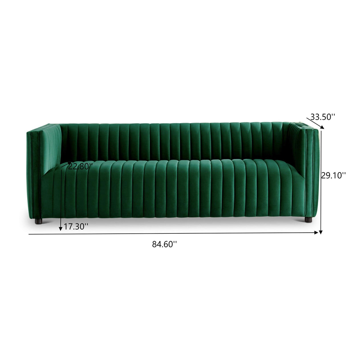 Dominic - Channel Tufted Sofa