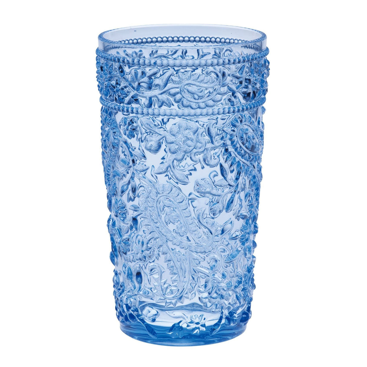 Paisley Style Acrylic Hi Ball Glasses (Set of 4)