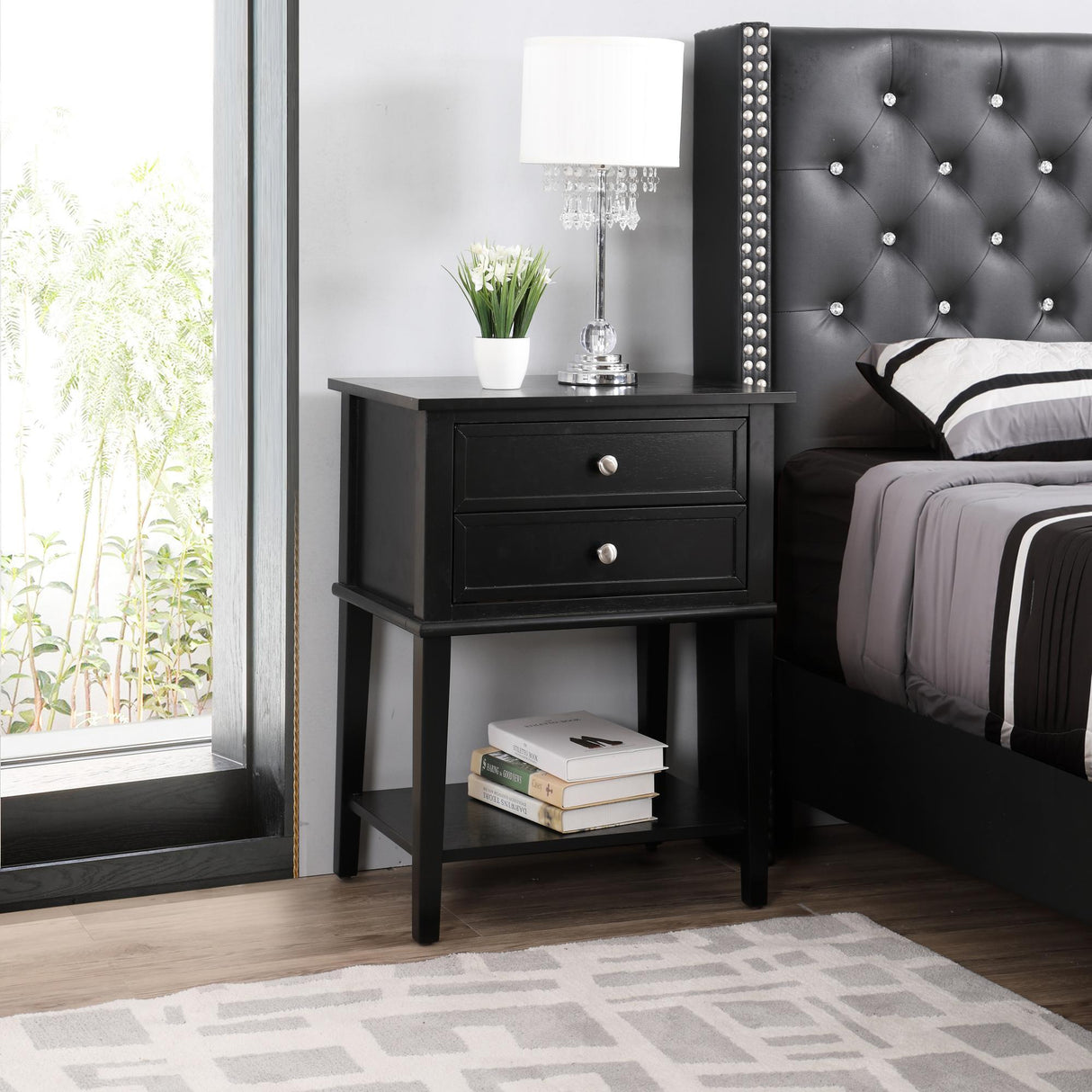 Vibrant Contemporary Nightstand