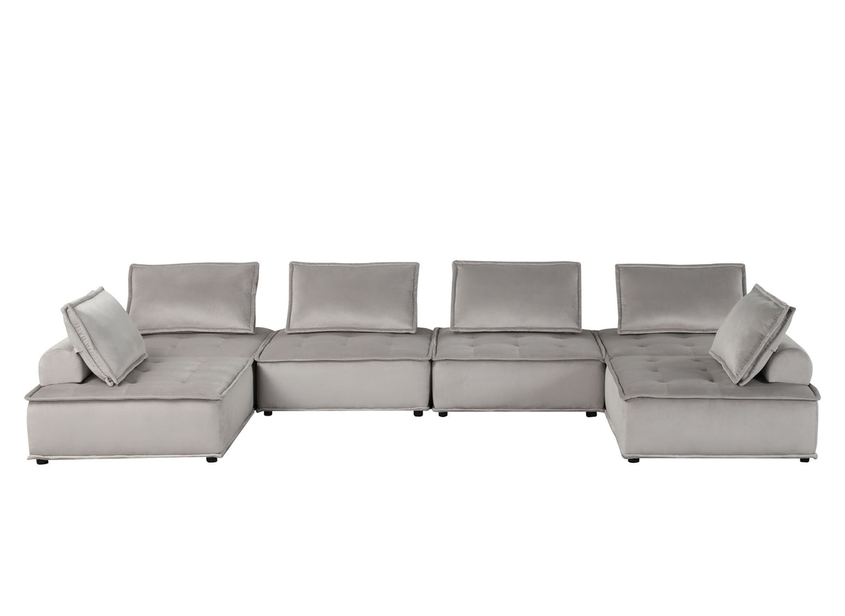Anna - Stylish Sectional Sofa Ottoman