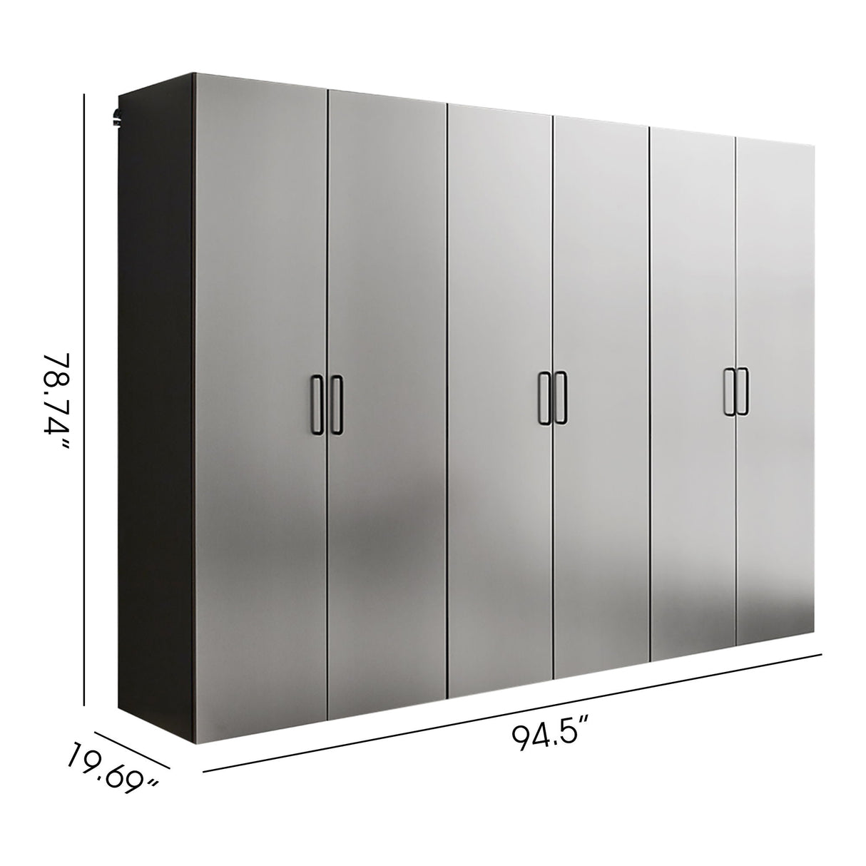 Astro Series - Garage Cabinet Set - Metallic Gray
