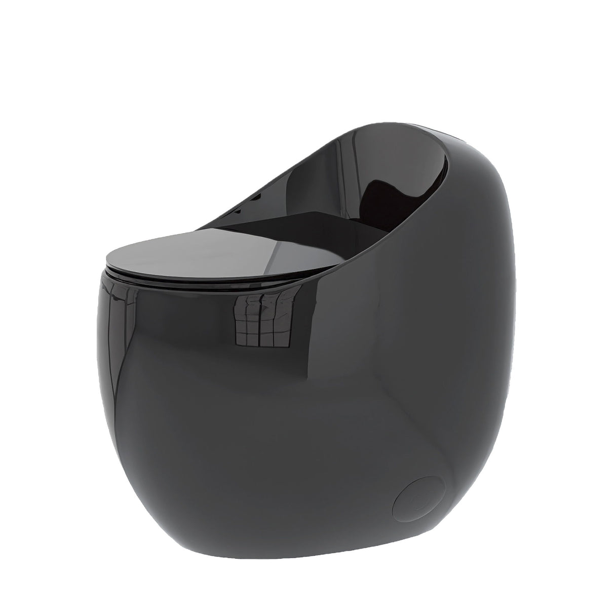 Modern Egg Shape Toilet 1.28 Gpf Single Flush Ceramic
