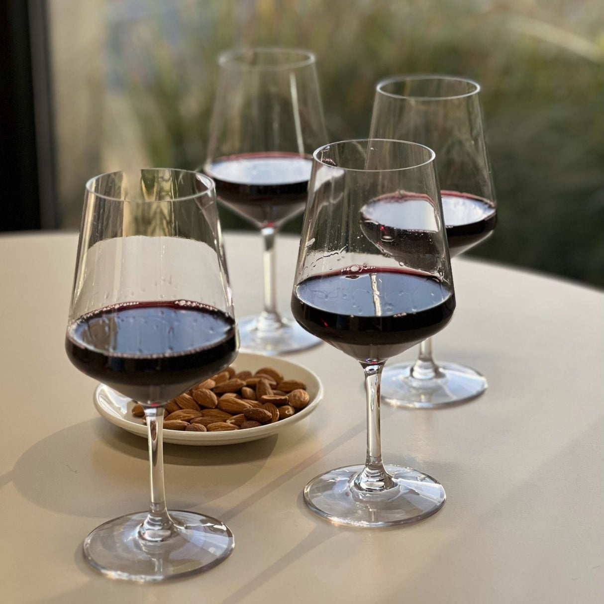 Leadingware Unbreakable Tritan Wine Glass Set, 18Oz, Bpa Free, 4 Piece - Clear