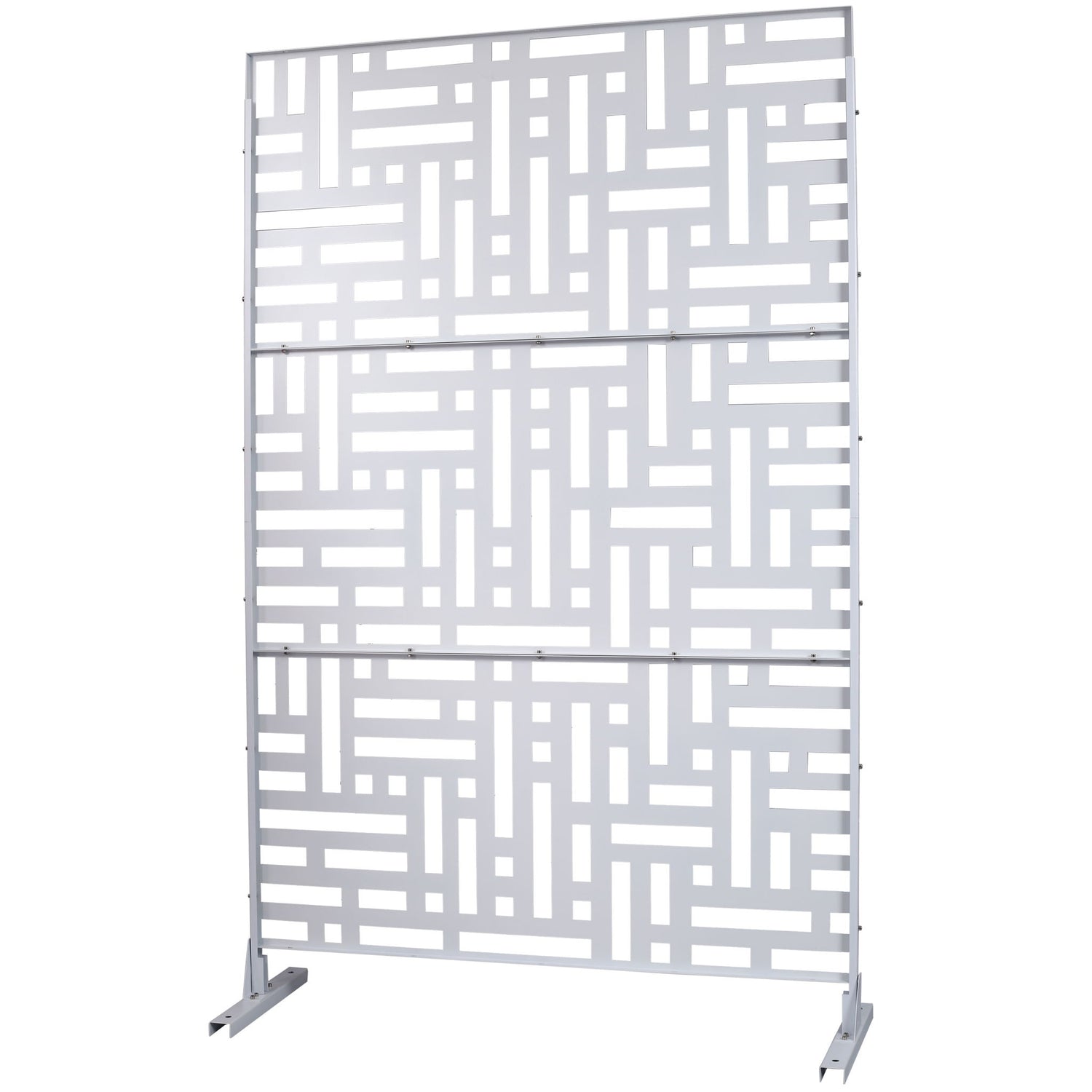 Decorative Freestanding Metal Privacy Screen For Indoor & Outdoor Use
