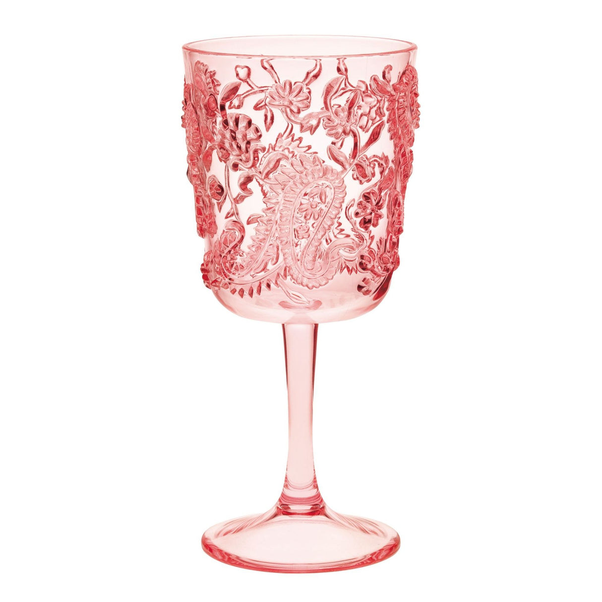 Paisley Acrylic Wine Glasses (Set of 4)