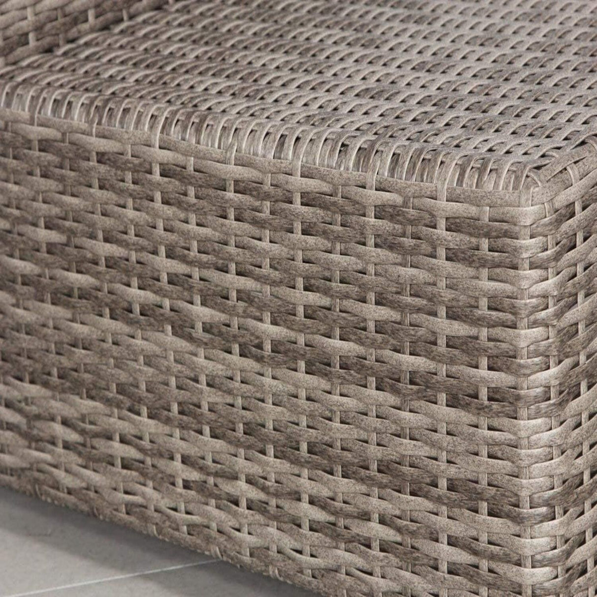 Stylish Outdoor Ottoman With Cushion For Comfort