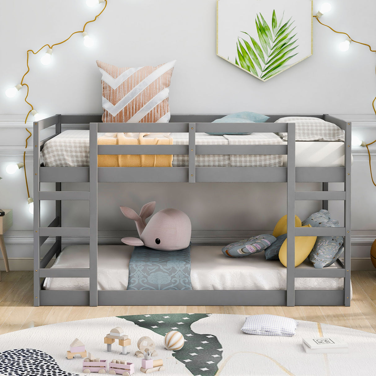 Crafted Bunk Bed With Ladder