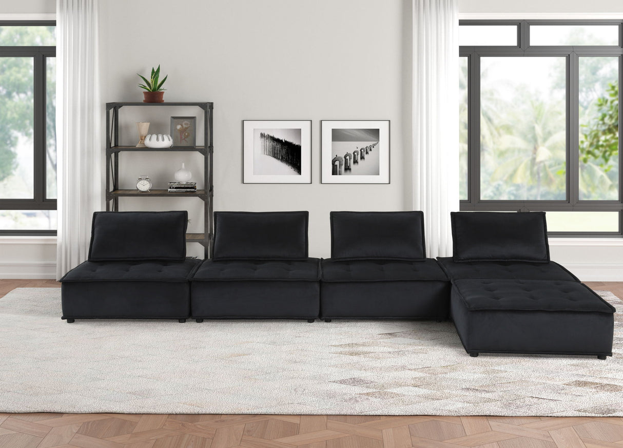 Anna - Velvet Modular Sofa