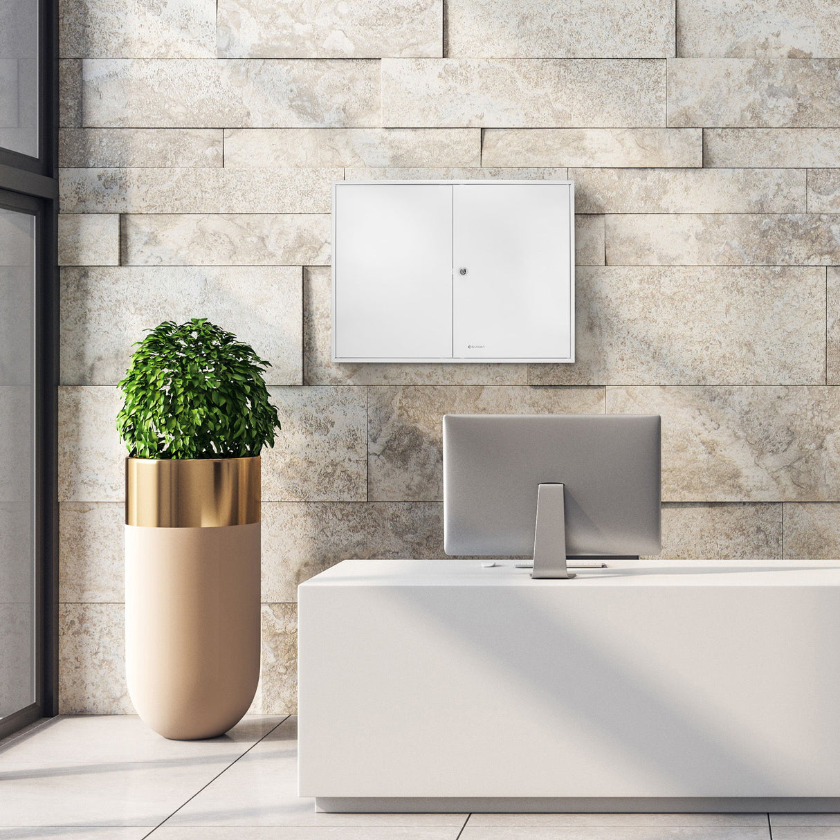 Adjustable Key Cabinet With Lock