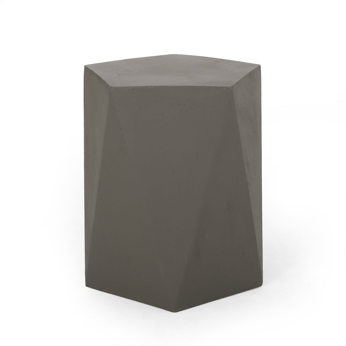 Side Table With Geometric Design