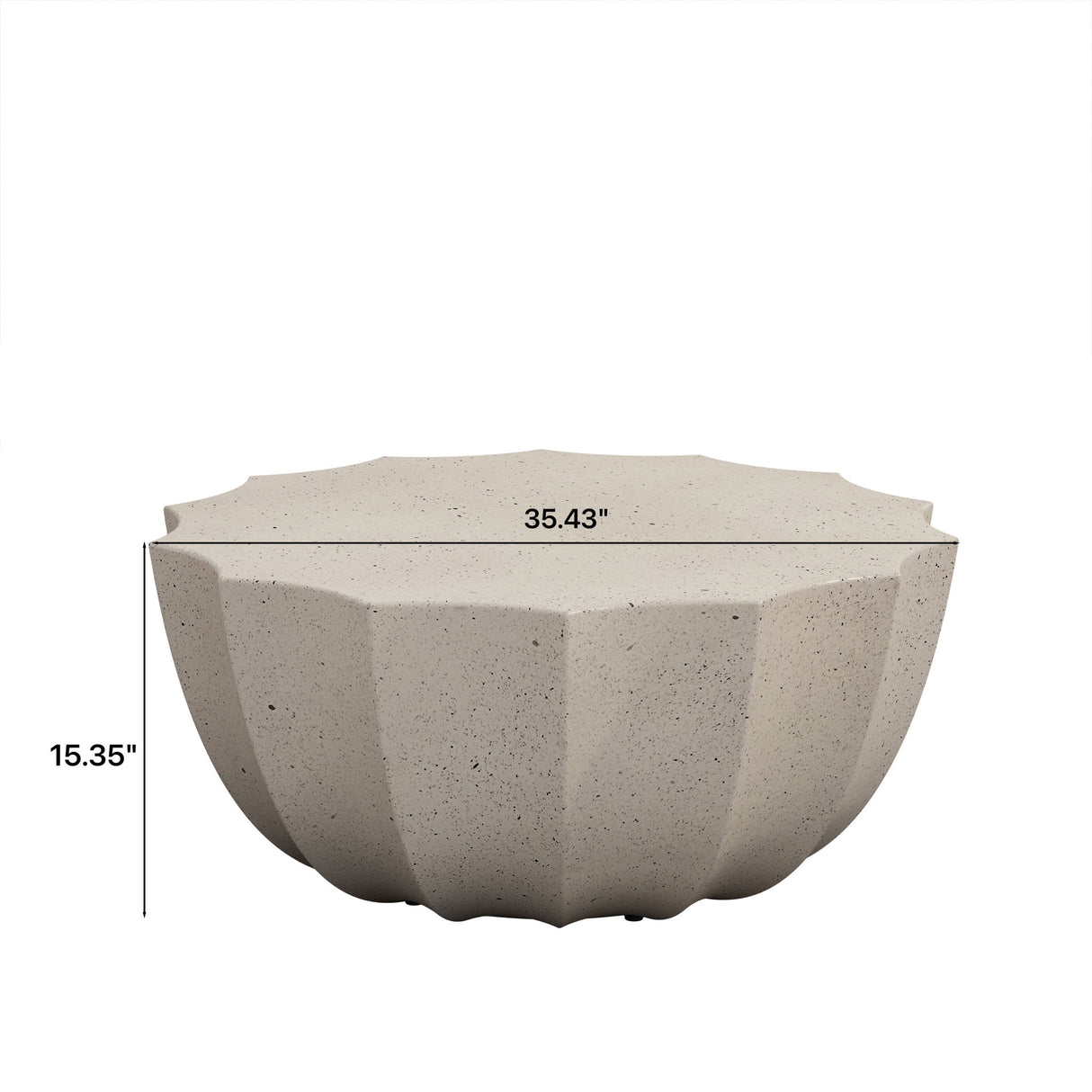 Modern Round Coffee Table For Indoor / Outdoor