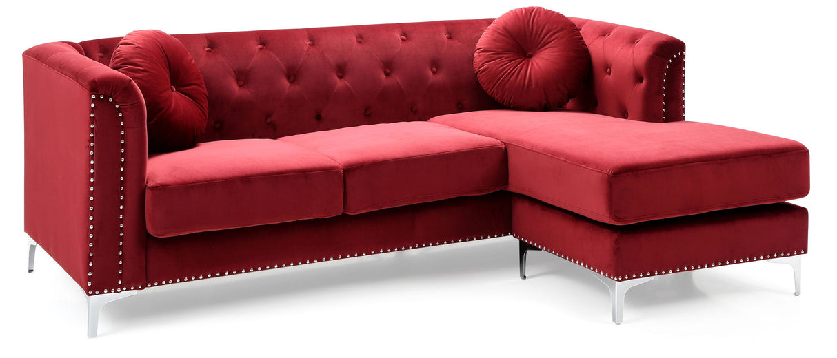 Soft Velvety Micro Suede Sofa Chaise
