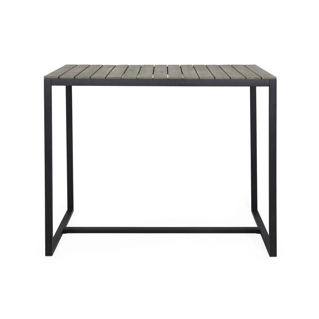 Ernesto - Outdoor Industrial Acacia Wood Bar Table