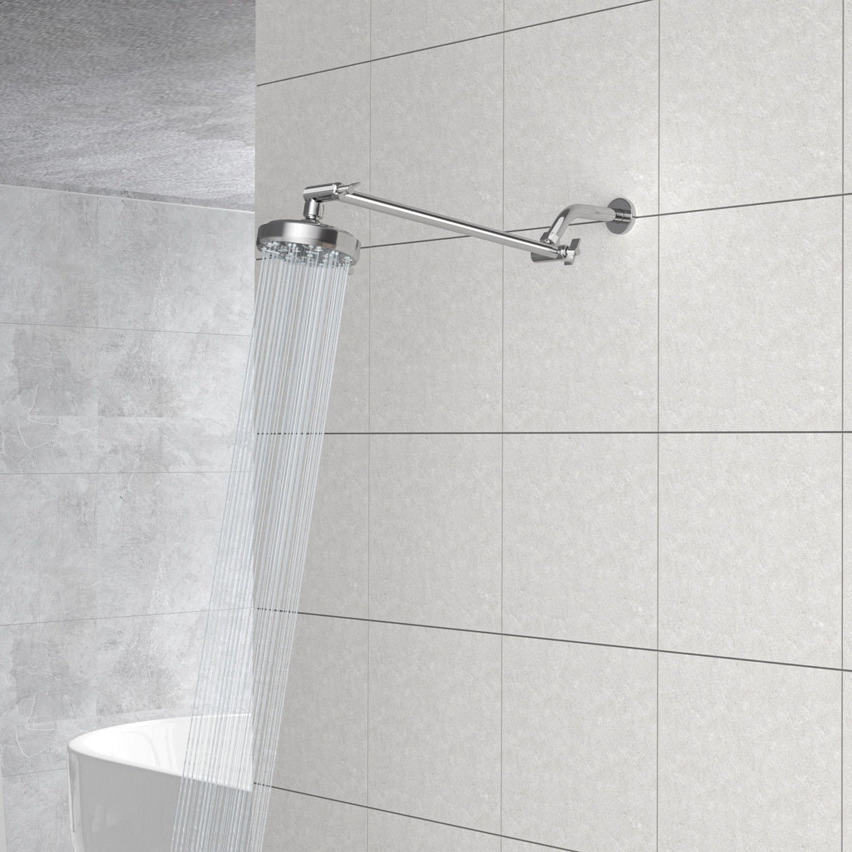Sleek Design Stainless Steel Shower Arm Extension