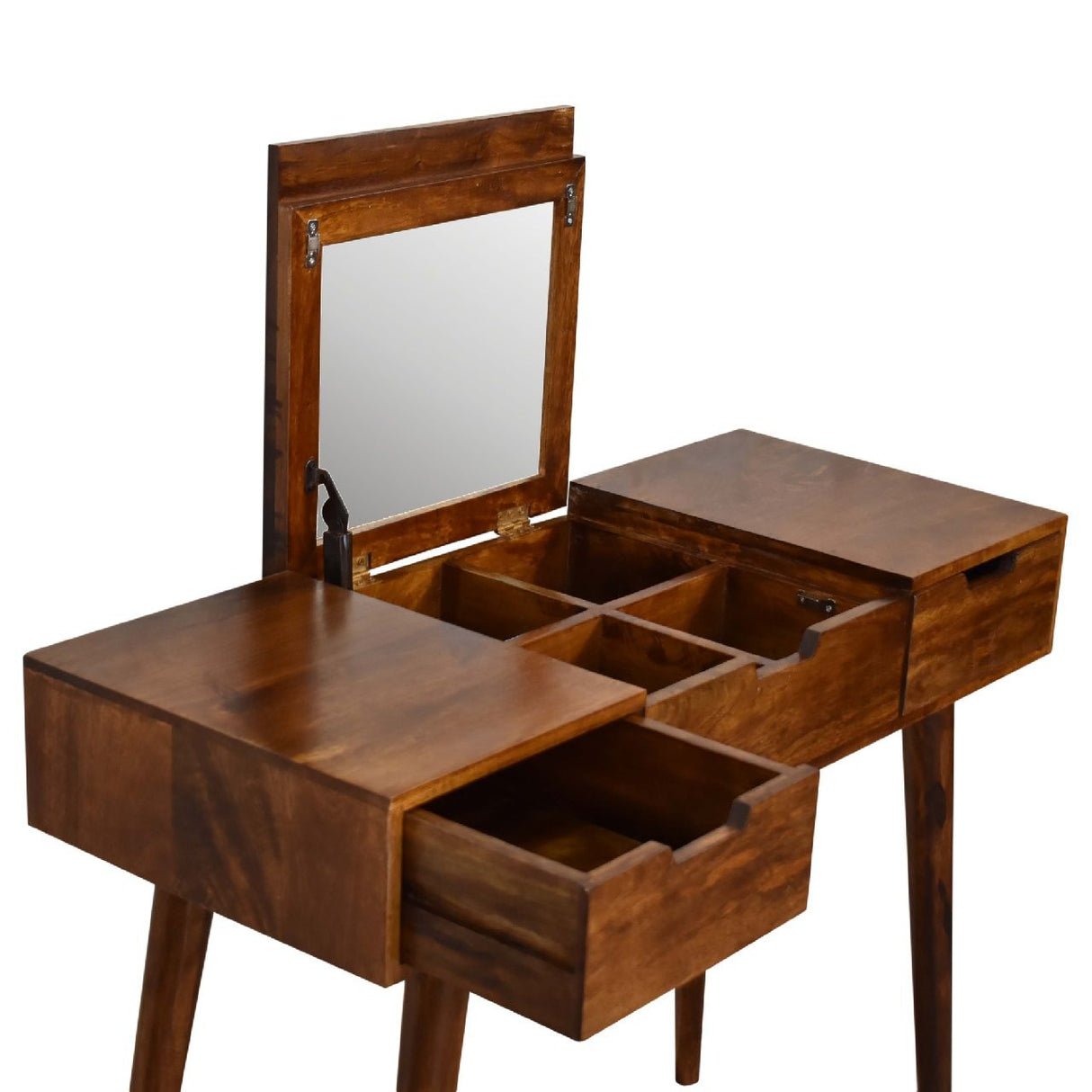 Foldable Mirror Dressing Table