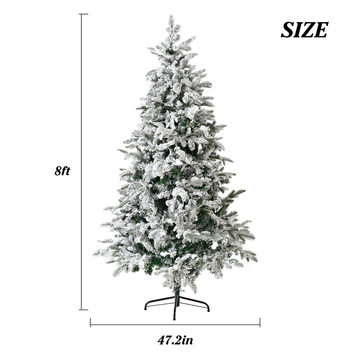 Artificial Christmas Tree With Snow Flocked Design