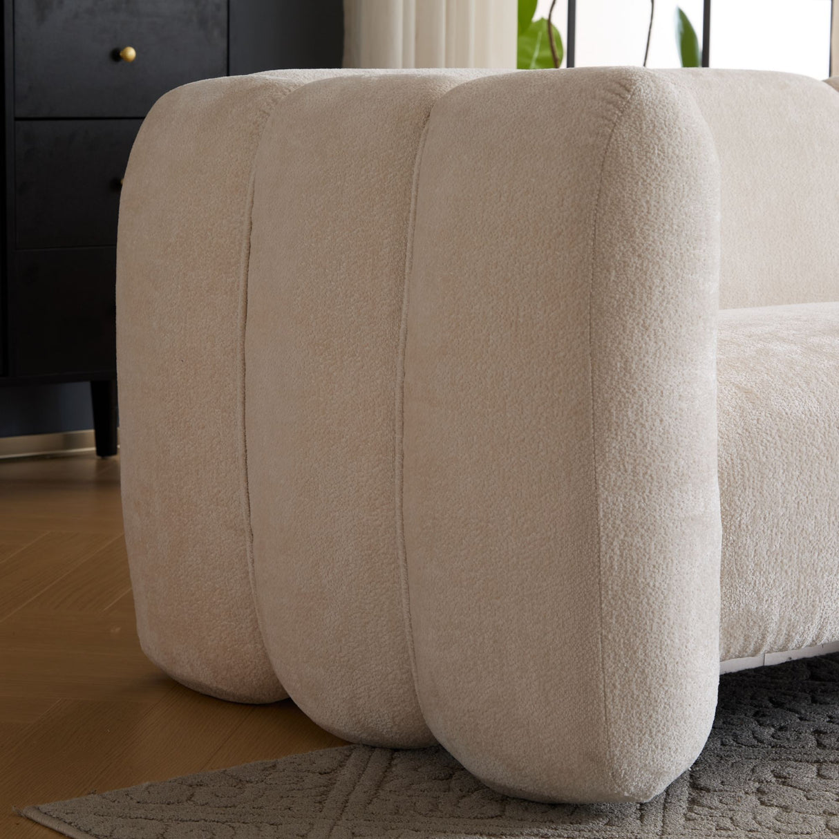 Tonson - 3 Seater Sofa, Wave Design