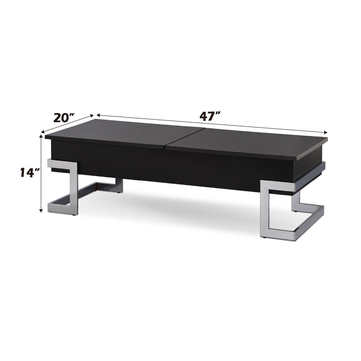 Calmam - High Gloss Coffee Table With Lift Top