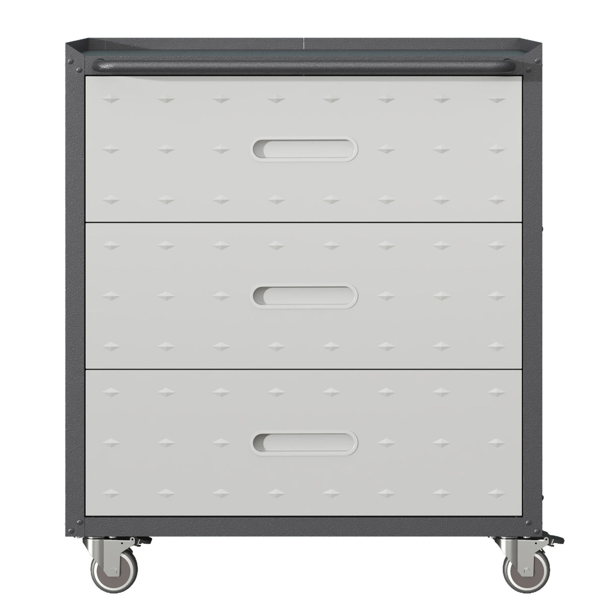 Heavy Duty Metal Storage Cabinet With Wheels 3 Drawer Tool Cabinet For Garage, Office, And Home Organizer Solutions