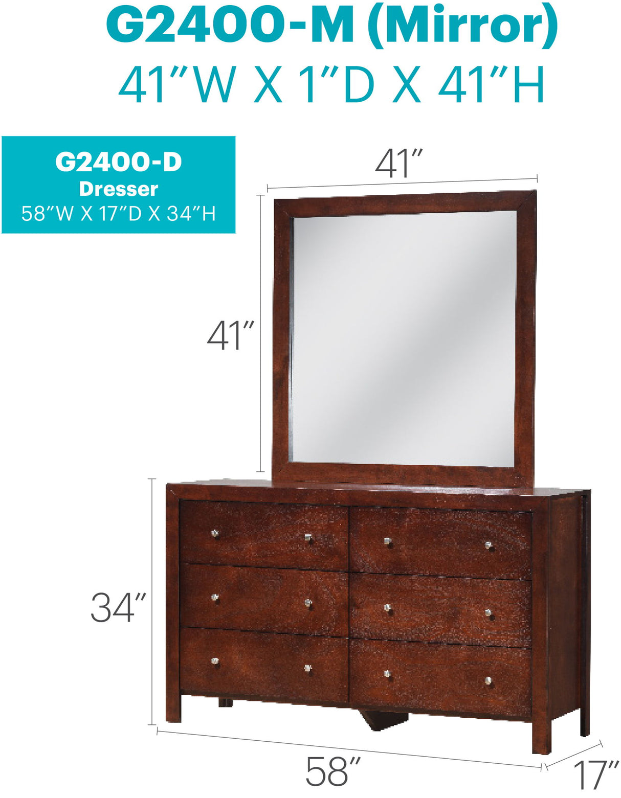 Elegant Transitional Dresser