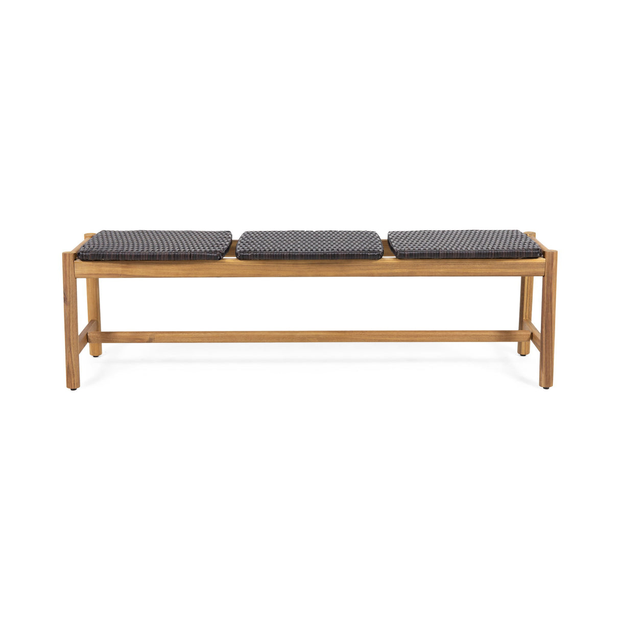 Cambria - Rustic 3 Seater Bench - Teak