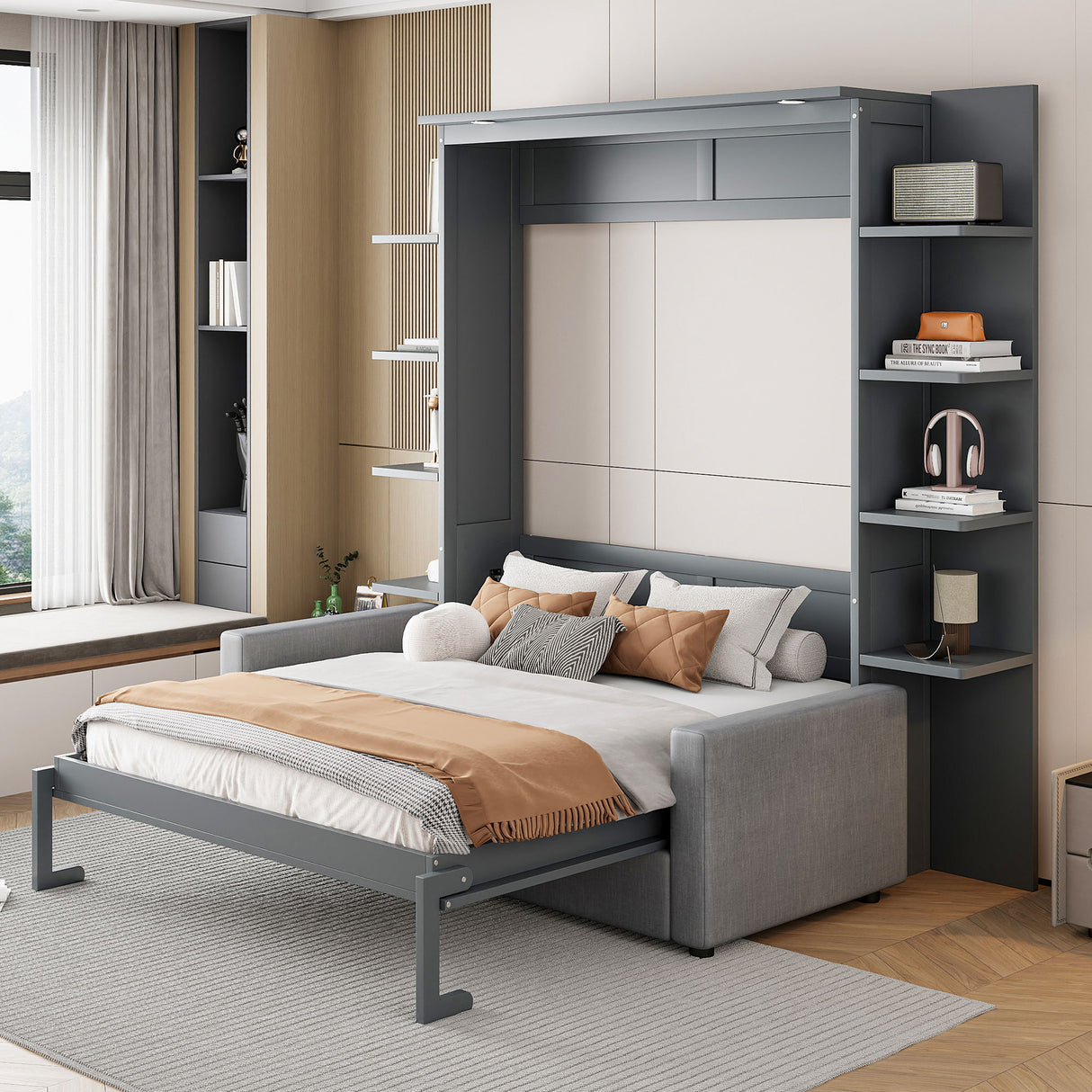 Murphy Bed Space Saving Wall Bed With Sofa