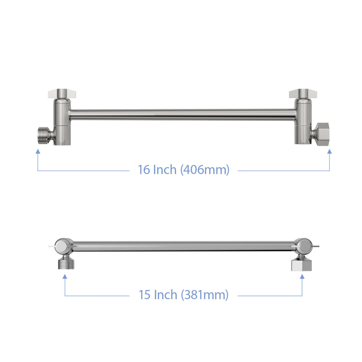 Sleek Design Stainless Steel Shower Arm Extension